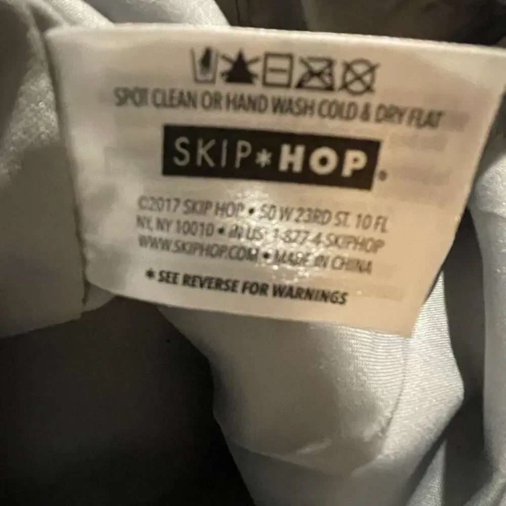 Skip Hop Riverside Ultra Light Baby Diaper Bag Satchel Grey, White & Tan – EUC